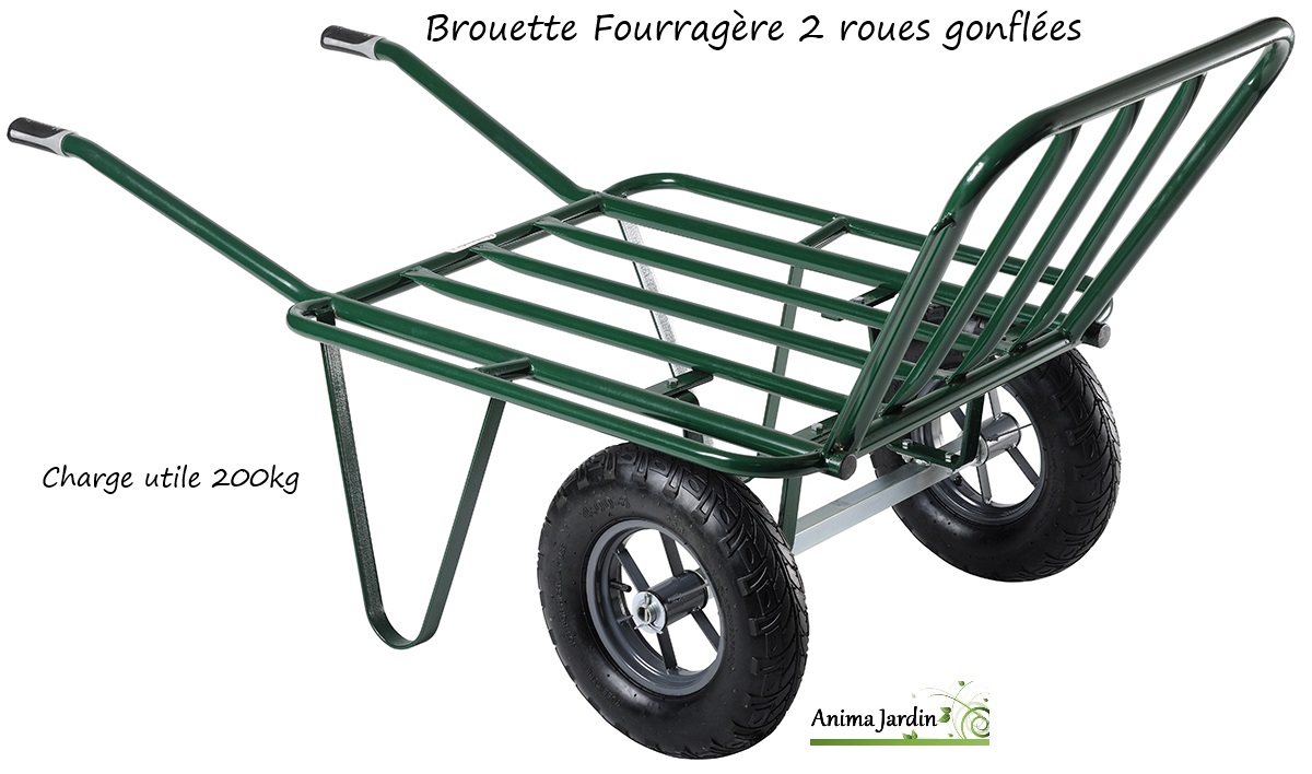 brouette fourragère 2 roues