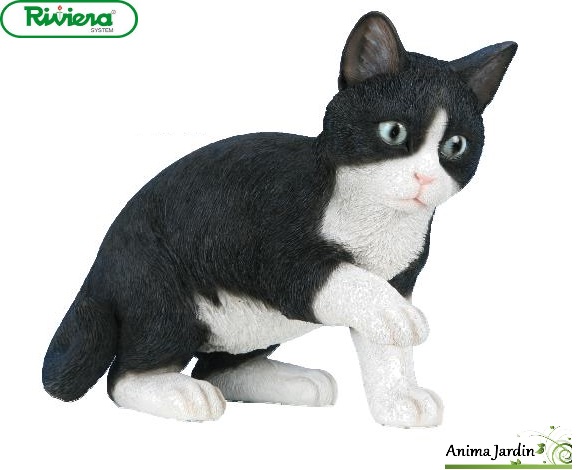 chat jouant 35cm noir