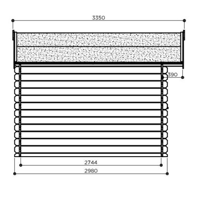 Abri de jardin en bois traité autoclave 28mm, Sologne, 8 m², 1 porte, Solid, pas cher, achat, vente