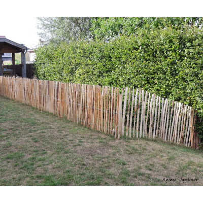 Clôture châtaignier, L.5 m, clôture en bois, Solid, achat, pas cher