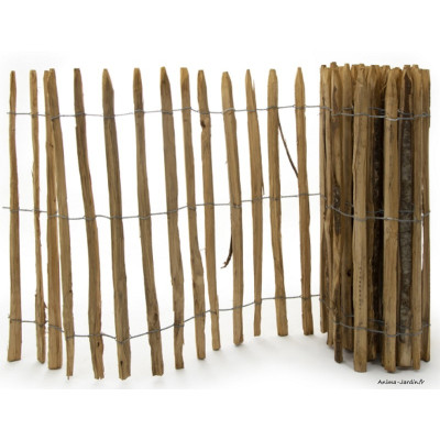 Clôture châtaignier, L.5 m, clôture en bois, Solid, achat, pas cher