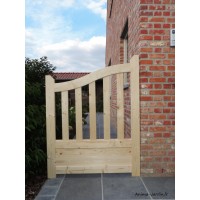 Portillon en pin L.100 cm, bois, Gand, Solid