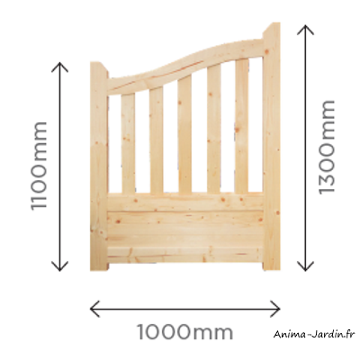 Portillon en pin, bois, Gand, autoclave, portillon extérieur, Solid, achat, pas cher