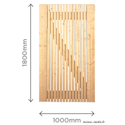 Portillon en épicéa, bois, Antwerp, portillon extérieur, Solid, achat, pas cher
