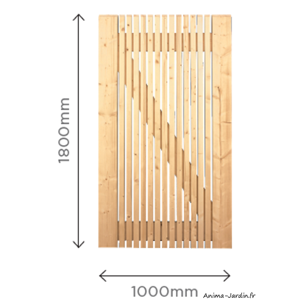 Portillon en épicéa, bois, Ostend, extérieur, Solid, achat, pas cher