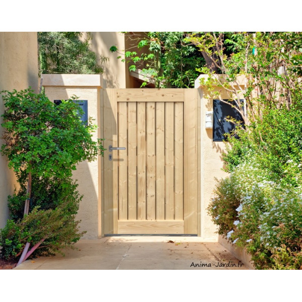 Portillon en épicéa, bois, Ostend, portillon extérieur