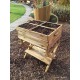 Carré potager sur pied, 4 cases, hauteur ajustable, bois, potager extérieur, Solid, achat, pas cher