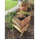 Carré potager sur pied, 4 cases, hauteur ajustable, bois, potager extérieur, Solid, achat, pas cher