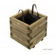 Jardinière en bois, 44 L / 79 L, carré, bac à fleur extérieur, plantes, Solid, pas cher, achat