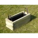 Jardinière en bois, rectangle, bac à fleur extérieur, plantes, Solid, pas cher, achat