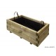 Jardinière en bois, rectangle, bac à fleur extérieur, plantes, Solid, pas cher, achat