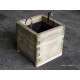 Jardinière en bois, 100 L / 325 L, carré, bac à fleur extérieur, plantes, Solid, pas cher, achat