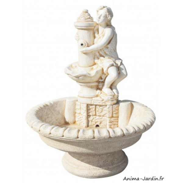 Fontaine centrale, Afrodita, ton ocre, H.110 cm, Framusa