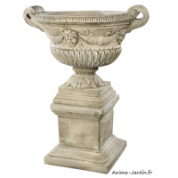 Vasque Renaissance sur base, H.92 cm, Hairie Grandon, jardin, achat, pas cher