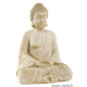 Bouddha hindou assis, H.50 cm, pierre reconstituée, Hairie Grandon, décoration extérieure, jardin, achat, pas cher