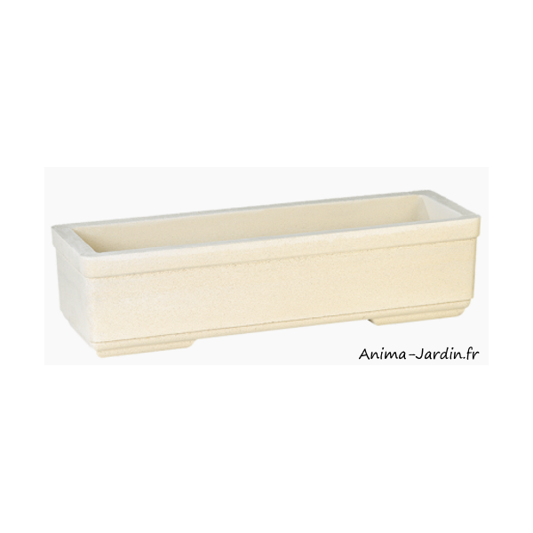 Balconnière blanche, 10 L / 21 L, Hairie Grandon, jardinière extérieure