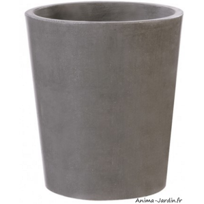 Vase cannelé Nova, Ø.36 cm, Hairie Grandon, pot, jardinière, jardin, achat, pas cher