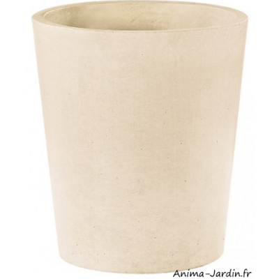 Vase cannelé Nova, Ø.36 cm, Hairie Grandon, pot, jardinière, jardin, achat, pas cher