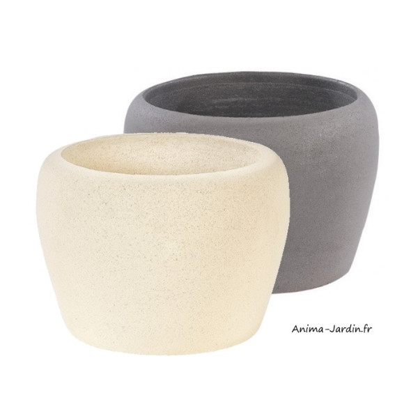 Vase rond Nova, Ø.34 cm, Grandon, pot, jardinière