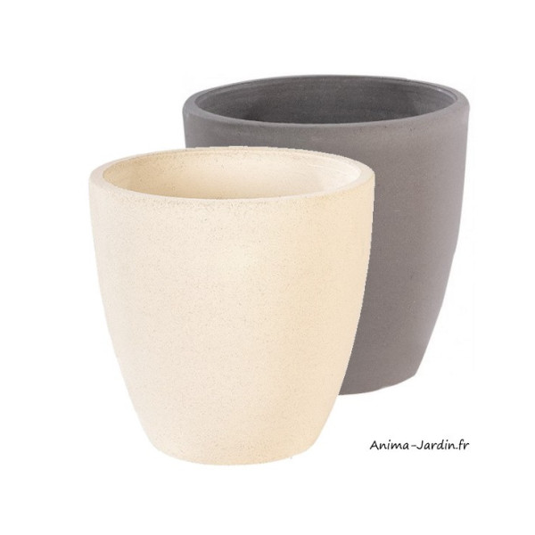 Vase ovale Nova, Ø.35 cm, Grandon, pot, jardinière