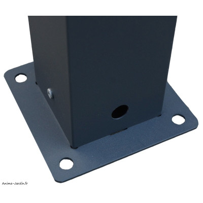 Pergola bioclimatique, 10,80 m², toit plat, aluminium, Foresta, achat, pas cher