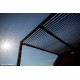 Pergola bioclimatique, 10,80 m², toit plat, aluminium, Foresta, achat, pas cher