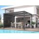 Pergola bioclimatique, 10,80 m², toit plat, aluminium, Foresta, achat, pas cher