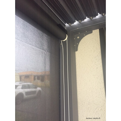 Pergola bioclimatique, 10,80 m², toit plat, aluminium, Foresta, achat, pas cher