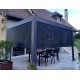 Pergola bioclimatique, 10,80 m², toit plat, aluminium, Foresta, achat, pas cher