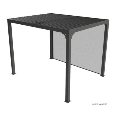 Auvent Ombra, toit plat, couverture bac acier, Foresta, achat, vente, pas cher