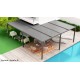 Pergola bioclimatique, 32,63 m², toit plat, angle, aluminium, Foresta, achat, pas cher