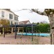 Pergola bioclimatique, 10,80 m², toit plat, aluminium, Foresta, achat, pas cher