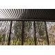 Pergola bioclimatique, 10,80 m², toit plat, aluminium, Foresta, achat, pas cher