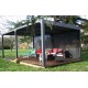 Pergola bioclimatique, 10,80 m², toit plat, aluminium, Foresta, achat, pas cher