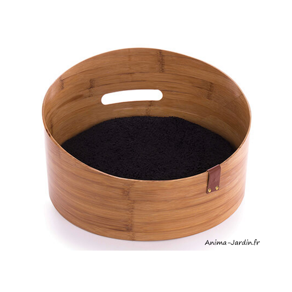 Corbeille en bambou, Bizeau, collection rêverie à monoï, chien, chat