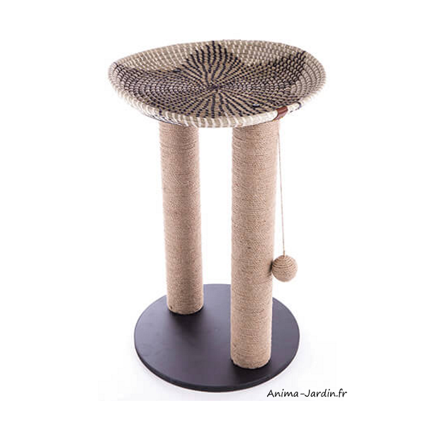 Arbre à chat, corbeille étoile, H.60 cm, Sensation Vietnam, griffe chat, Vivog, achat, pas cher