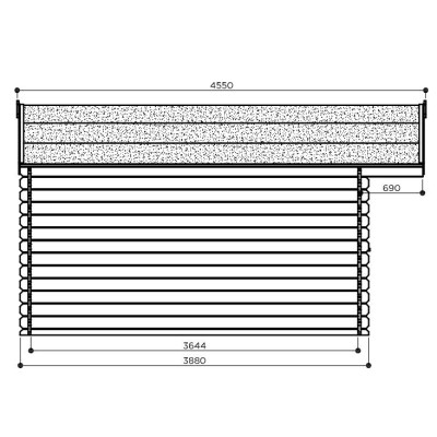 Abri de jardin en bois 28mm, 19.71m² ext, avec avancée, ZURICH, achat/vente