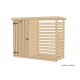 Abri-bûches, remises à outils, 2,30 m², H.1,93 m, Weka, achat, pas cher