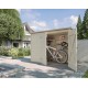 Box à vélos ou poubelles, 2,19 m², abri en bois, rangement extérieur, Weka