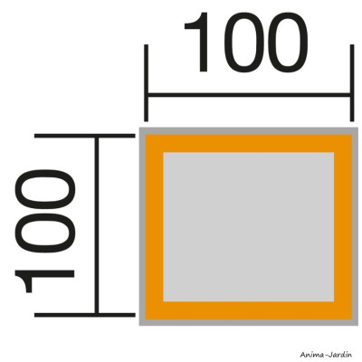 Bac à sable, 1 m², avec banc, couvercle rabattable, jeu pour enfant, Weka, achat, pas cher