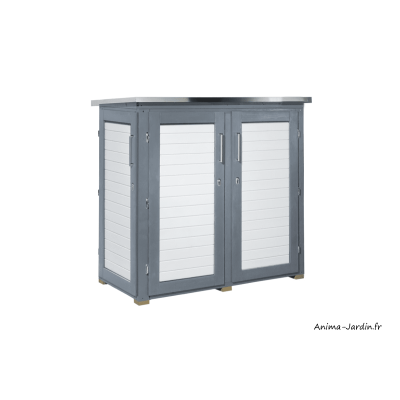 Remise à outils, 3 faces, 1,1 m², murale, bois, GartenQ terrasse, Weka, achat, pas cher