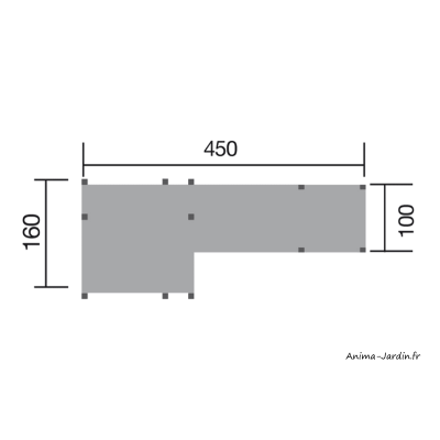Aire de jeu, Tabaluga, H.3,31 m, pont, toboggan, tour, bac à sable, jeu pour enfant, Weka, achat, pas cher