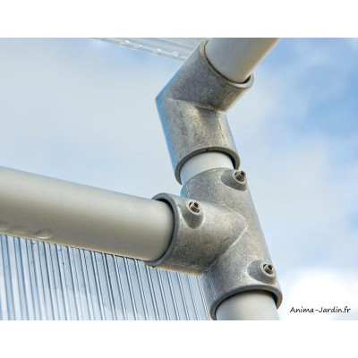 Abri vélos et motos, Éco, 5 places, aluminium, toiture polycarbonate, achat