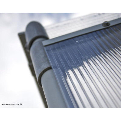 Abri vélos et motos, Éco, 5 places, aluminium, toiture polycarbonate, achat