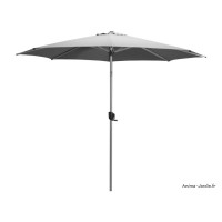 Parasol 300 cm, auto-inclinable, toile Novasun