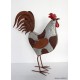 Grand coq en métal, hauteur 72 cm, animal, décoration du jardin, achat, pas cher