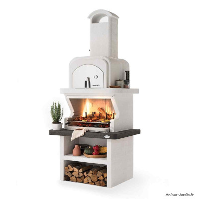 Barbecue en pierre Balos, grill et four, Palazzetti