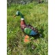 Canard en métal, hauteur 46 cm, animal, décoration du jardin, achat, pas cher