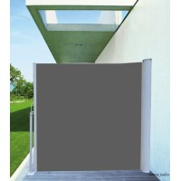 Rideau de terrasse amovible, gris acier, 1,80 x 3,00 m, Ideal Garden