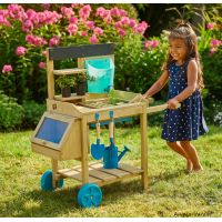 Table à jardiner sur roues, potager enfant, TP toys